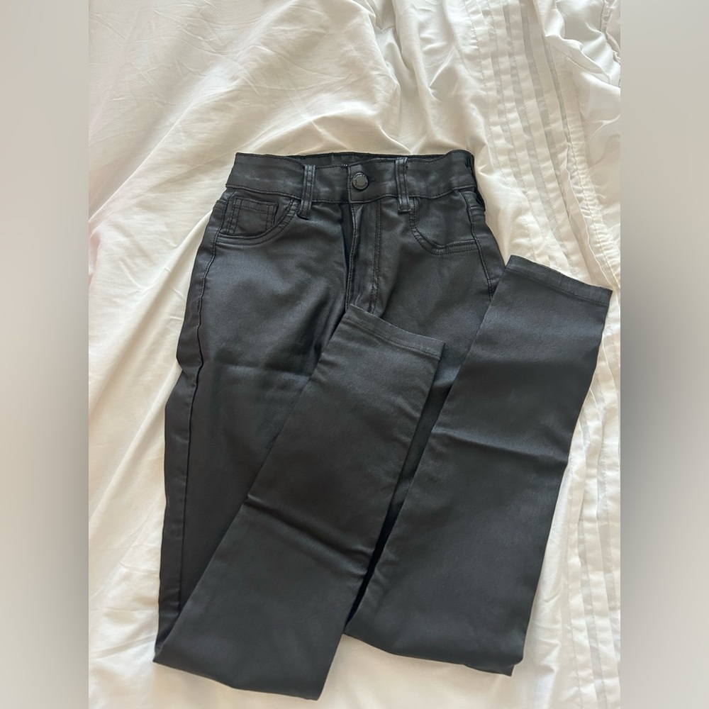 Pleather skinny pants from boutique
